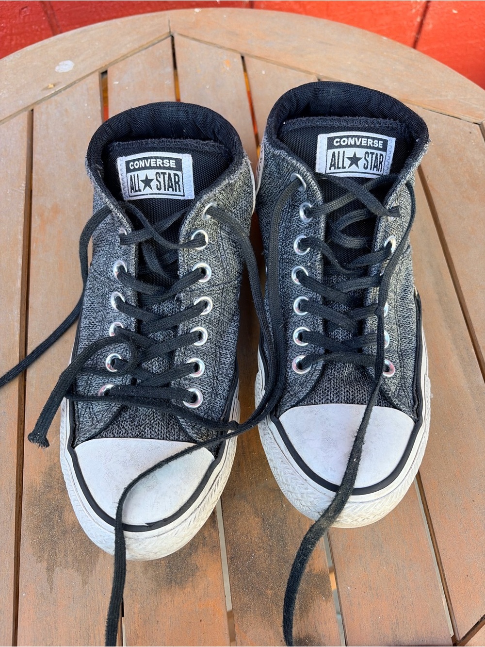 Converse All Star Kids' Charcoal Black High-Top Sneakers